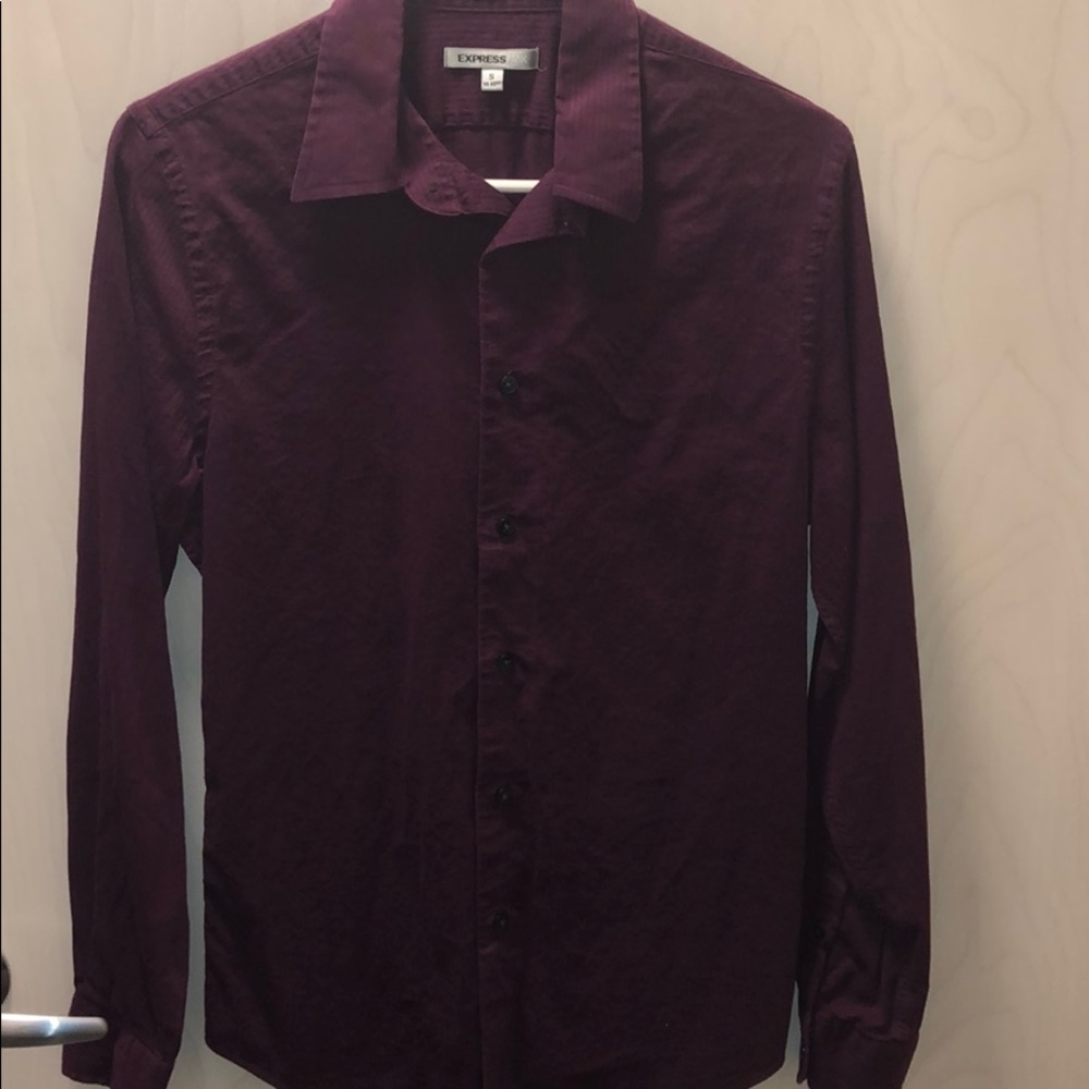 Men’s Maroon Express 1MX Button Down Shirt